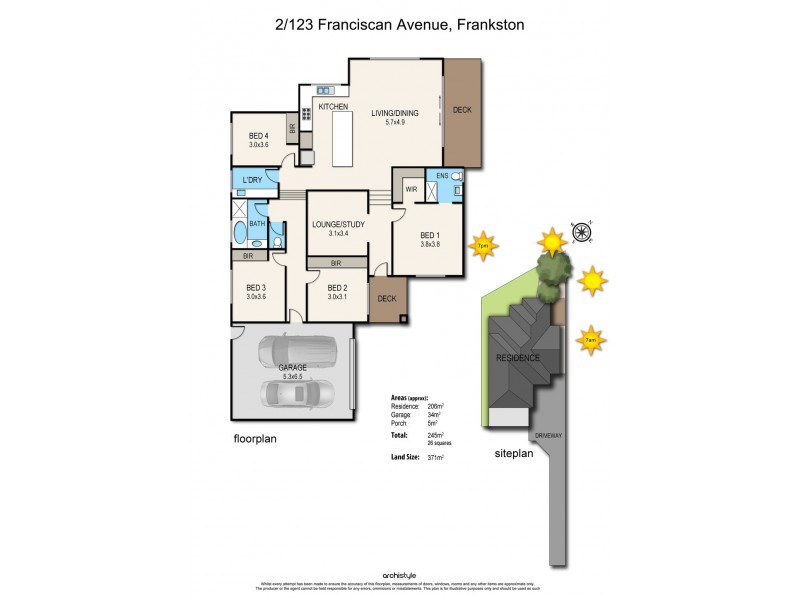 2/123 Franciscan Avenue, Frankston VIC 3199 Floorplan