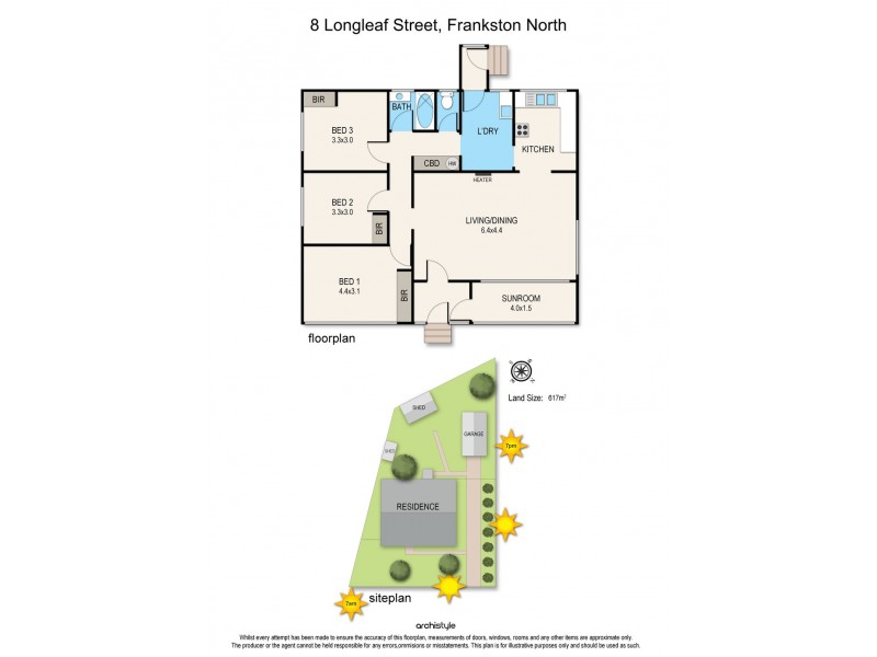 8 Longleaf Street, Frankston North VIC 3200 Floorplan