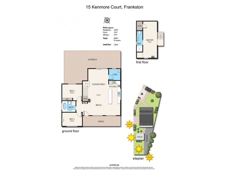 15 Kenmore Court, Frankston VIC 3199 Floorplan
