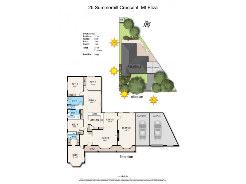 25 Summerhill Crescent, Mount Eliza VIC 3930 Floorplan