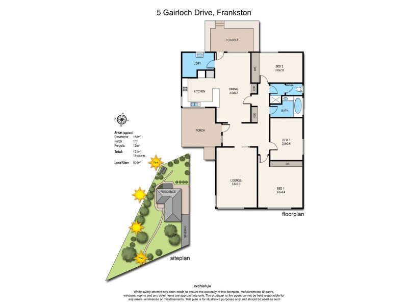 5 Gairloch Drive, Frankston VIC 3199 Floorplan
