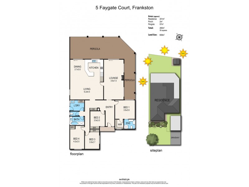 5 Faygate Court, Frankston VIC 3199 Floorplan