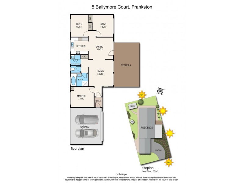 5 Ballymore Court, Frankston VIC 3199 Floorplan