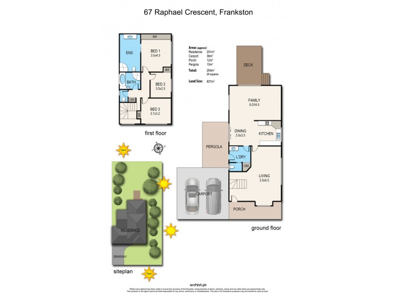 67 Raphael Crescent, Frankston VIC 3199 Floorplan