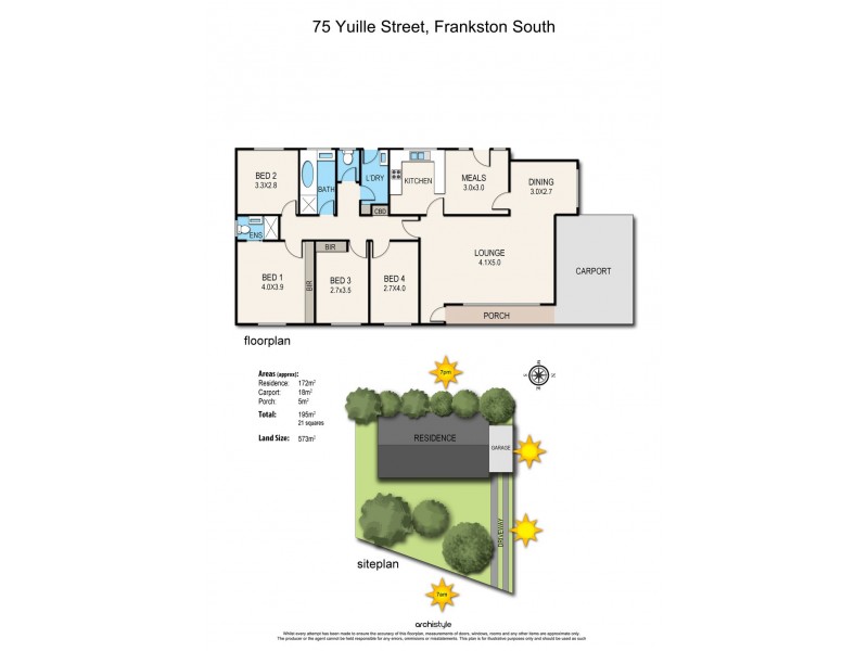 75 Yuille Street, Frankston South VIC 3199 Floorplan