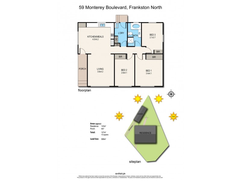 59 Monterey Blvd, Frankston North VIC 3200 Floorplan