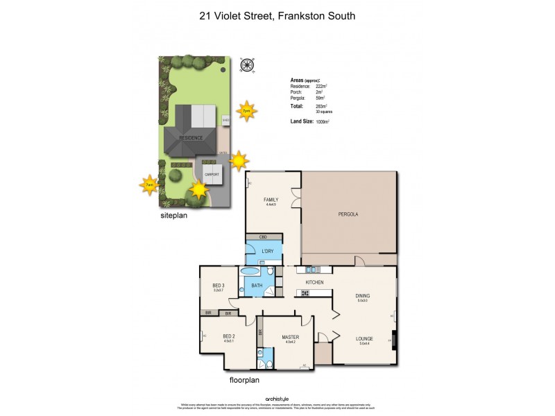 21 Violet Street, Frankston South VIC 3199 Floorplan
