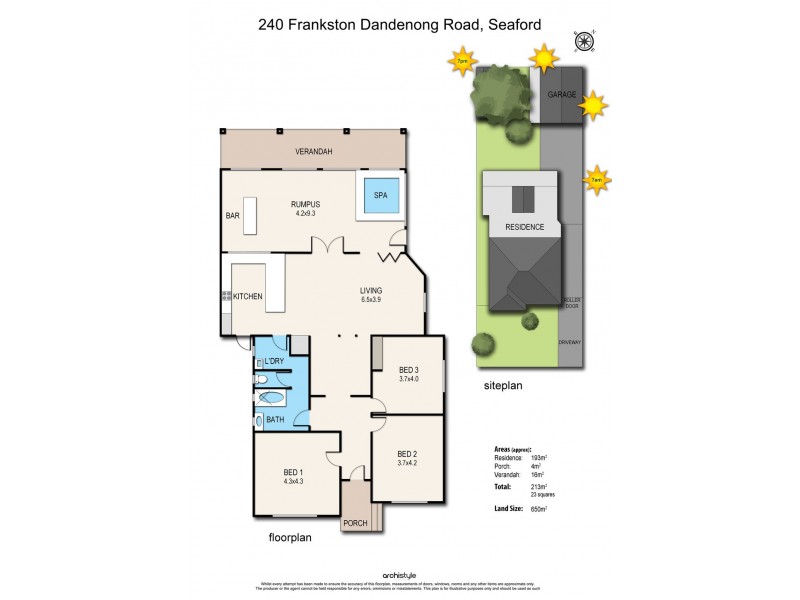 240 Frankston-Dandenong Road, Seaford VIC 3198 Floorplan