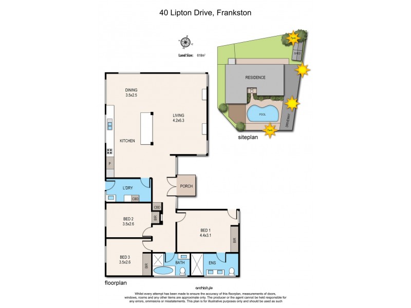 40 Lipton Drive, Frankston VIC 3199 Floorplan