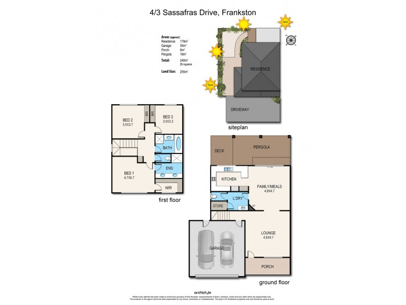 4/3 Sassafras Drive, Frankston VIC 3199 Floorplan