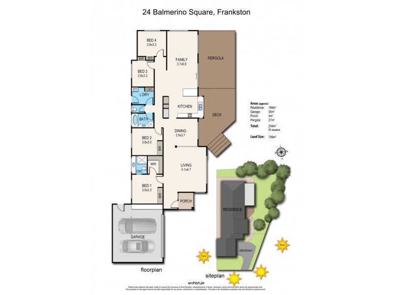 24 Balmerino Square, Frankston VIC 3199 Floorplan