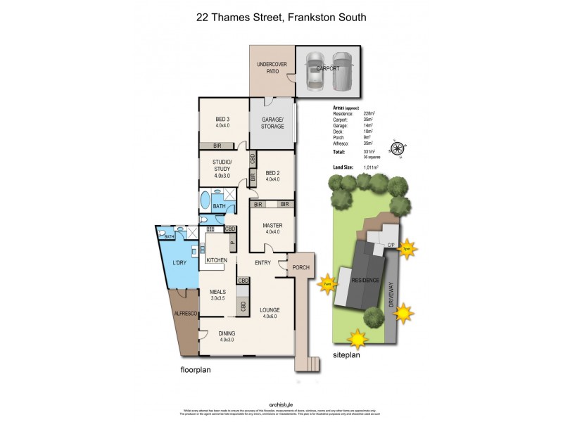 22 Thames Street, Frankston South VIC 3199 Floorplan