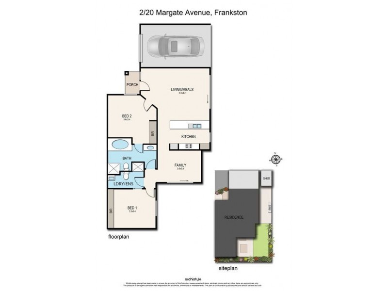2/20 Margate Avenue, Frankston VIC 3199 Floorplan