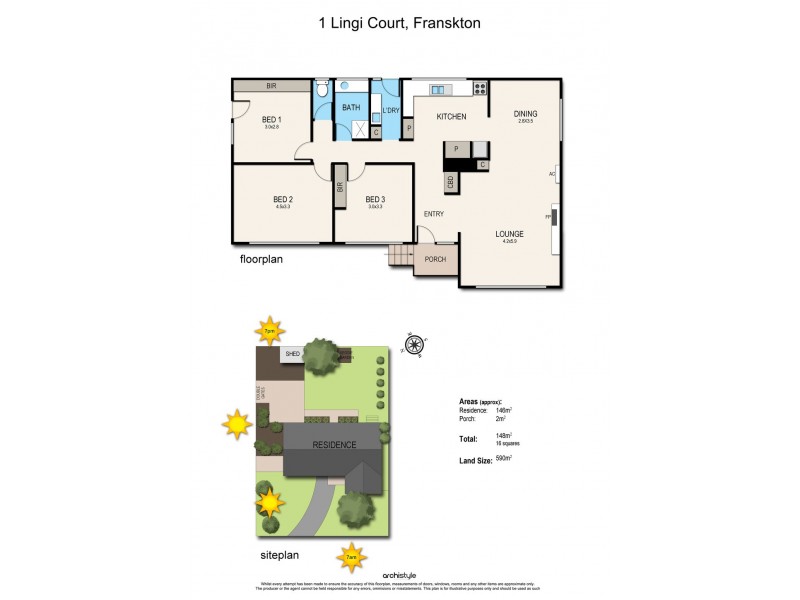 1 Lingi Court, Frankston VIC 3199 Floorplan