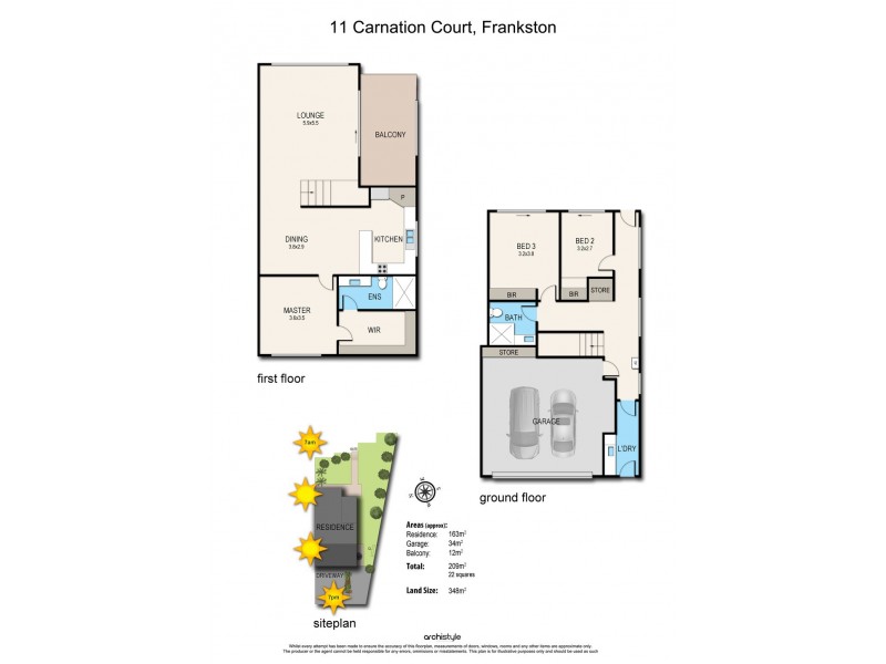 11 Carnation Court, Frankston VIC 3199 Floorplan