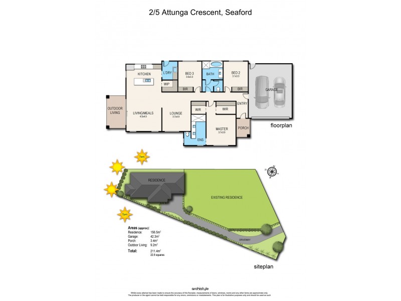 2/5 Attunga Crescent, Seaford VIC 3198 Floorplan