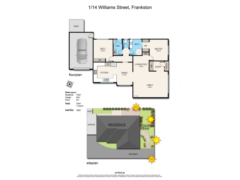 1/14 Williams Street, Frankston VIC 3199 Floorplan
