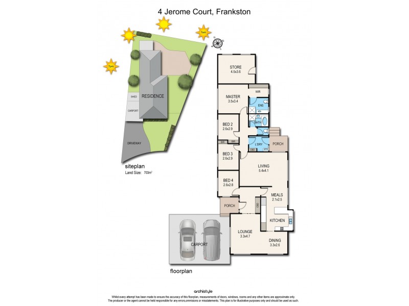 4 Jerome Court, Frankston VIC 3199 Floorplan