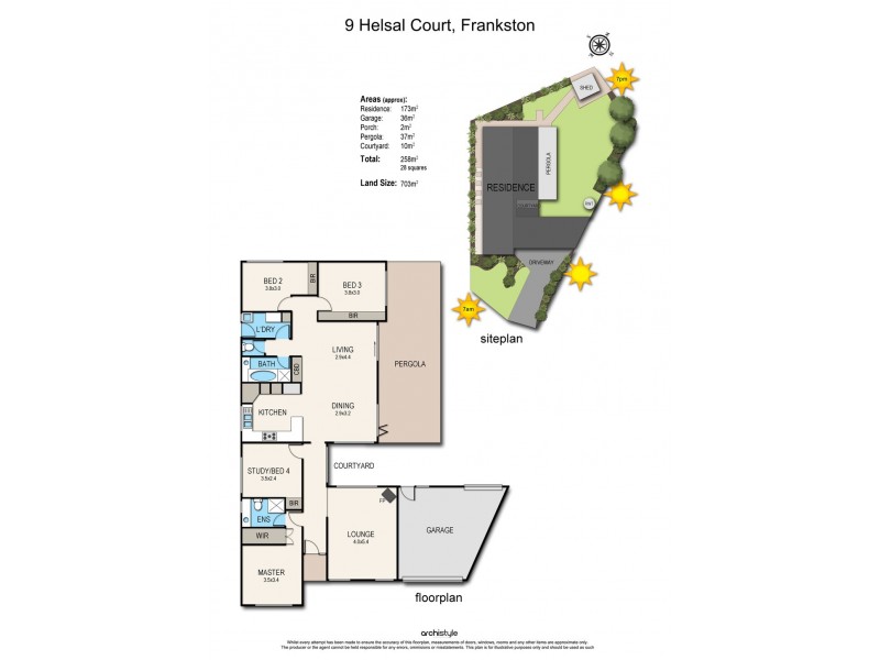 9 Helsal Court, Frankston VIC 3199 Floorplan