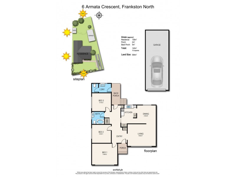 6 Armata Crescent, Frankston North VIC 3200 Floorplan