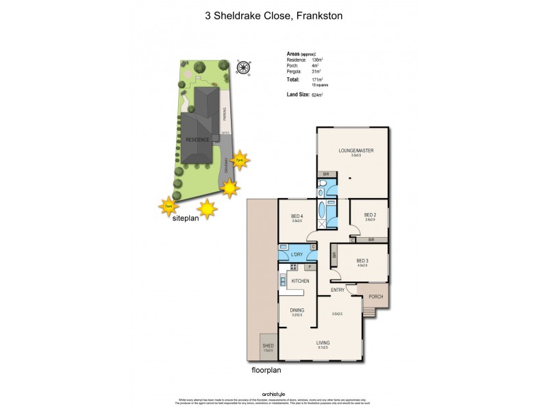 3 Sheldrake Close, Frankston VIC 3199 Floorplan