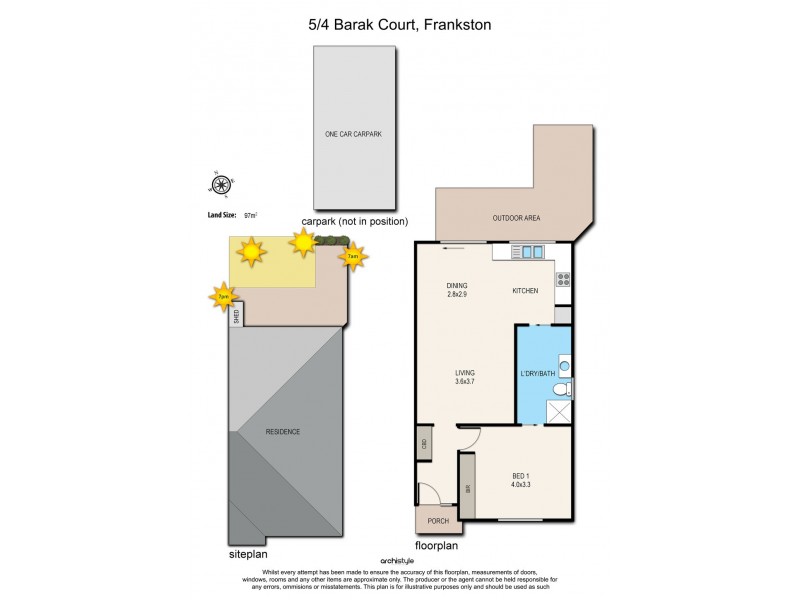 5/4 Barak Court, Frankston VIC 3199 Floorplan