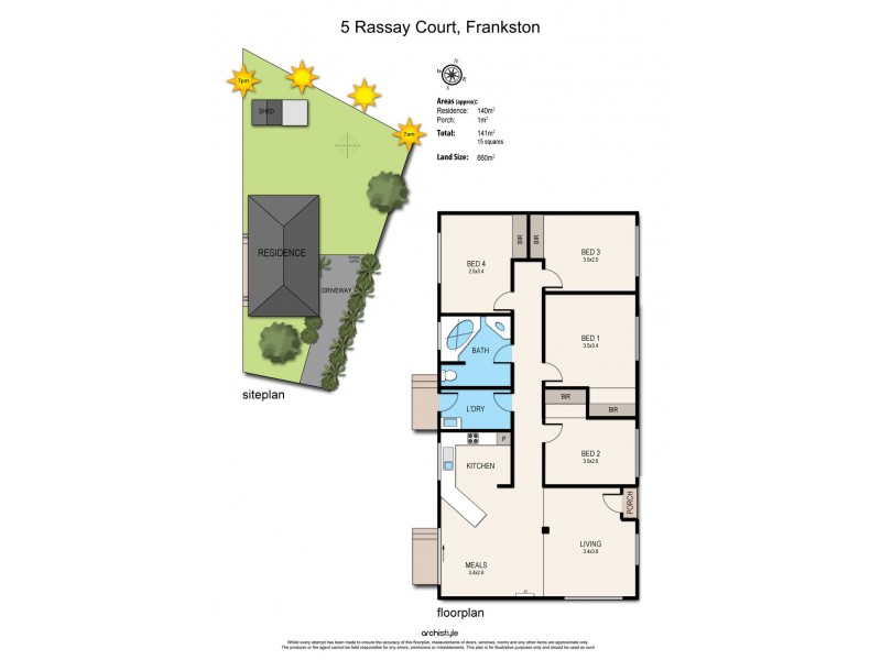 5 Rassay Court, Frankston VIC 3199 Floorplan