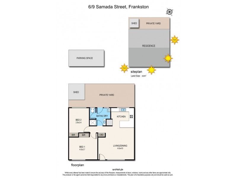 6/9 Samada Street, Frankston VIC 3199 Floorplan