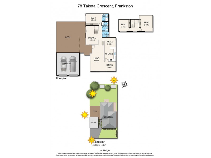 78 Taketa Crescent, Frankston VIC 3199 Floorplan