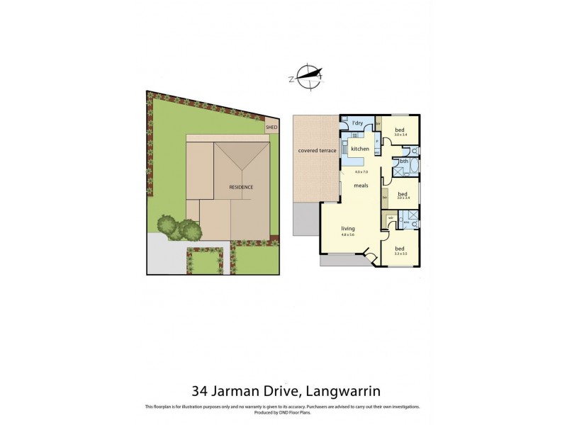 34 Jarman Drive, Langwarrin VIC 3910 Floorplan