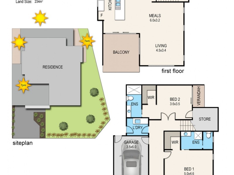6A Orchard Grove, Frankston South VIC 3199 Floorplan