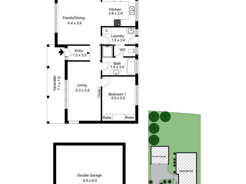 74 Lyrebird Drive, Carrum Downs VIC 3201 Floorplan