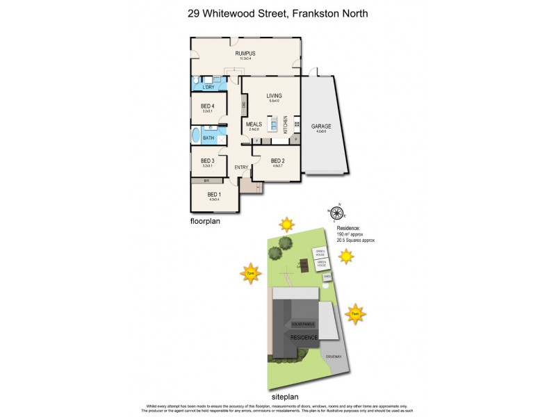 29 Whitewood Street, Frankston North VIC 3200 Floorplan