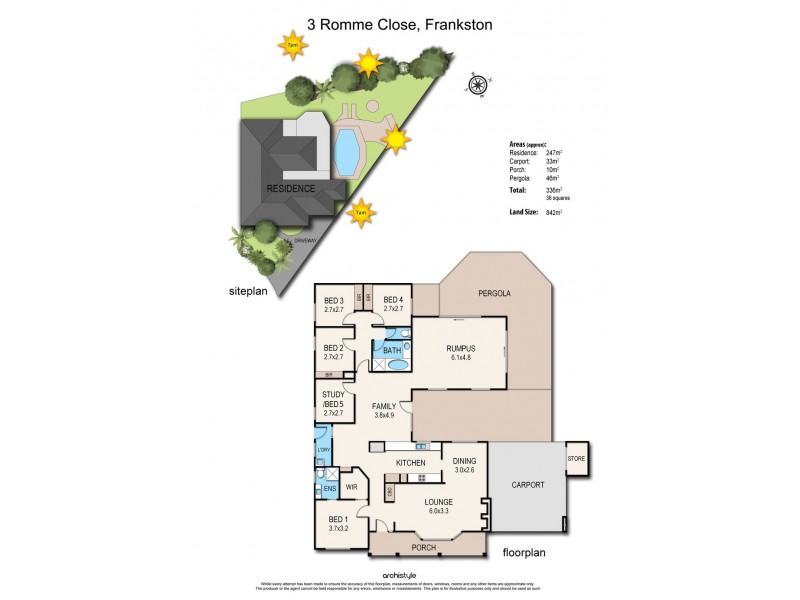 3 Romme Close, Frankston VIC 3199 Floorplan