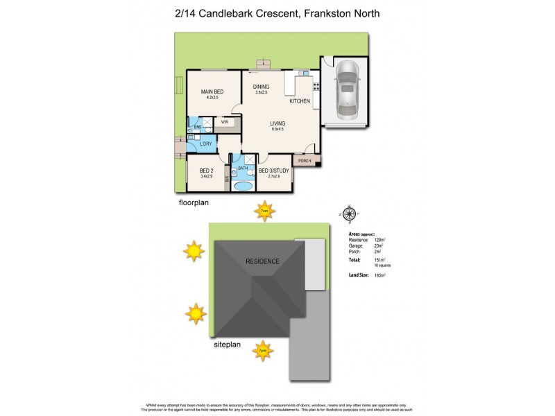 2/14 Candlebark Crescent, Frankston North VIC 3200 Floorplan