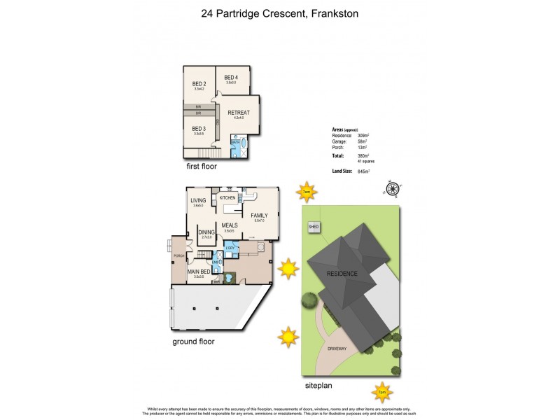 24 Partridge Crescent, Frankston VIC 3199 Floorplan