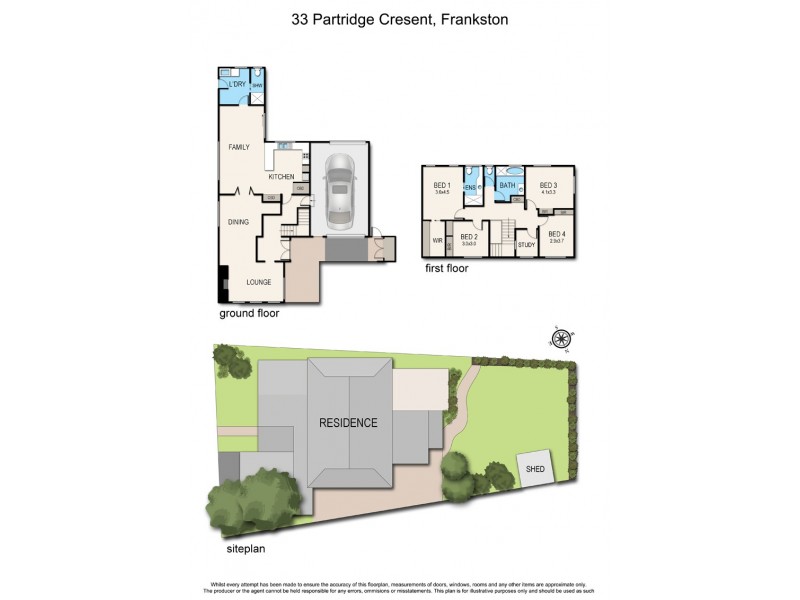 33 Partridge Crescent, Frankston VIC 3199 Floorplan