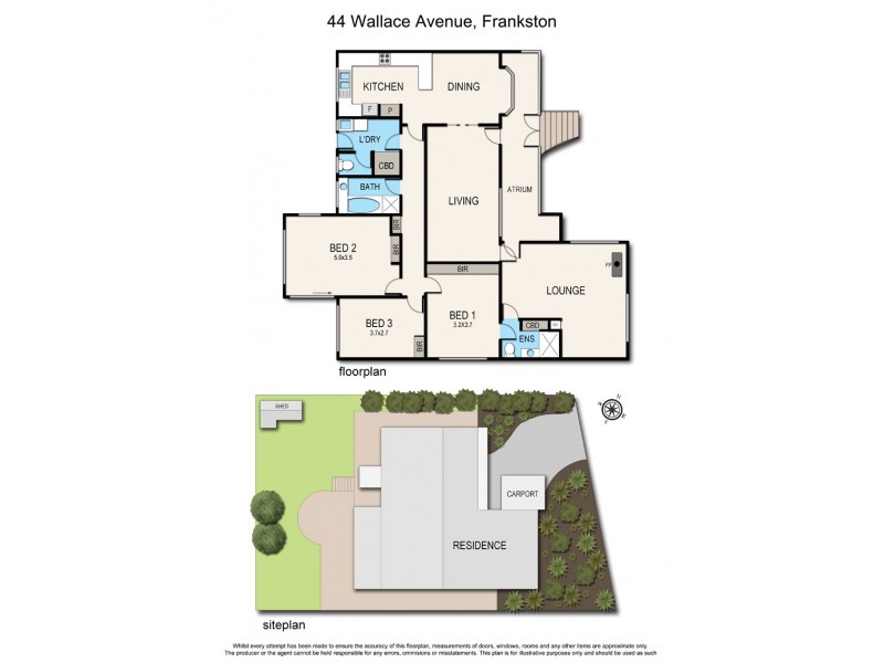 44 Wallace Avenue, Frankston VIC 3199 Floorplan
