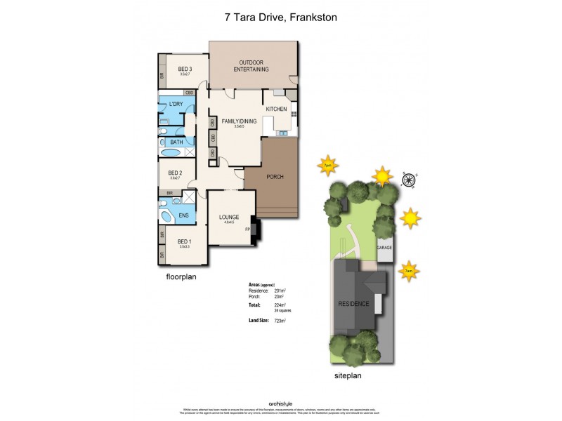 7 Tara Drive, Frankston VIC 3199 Floorplan