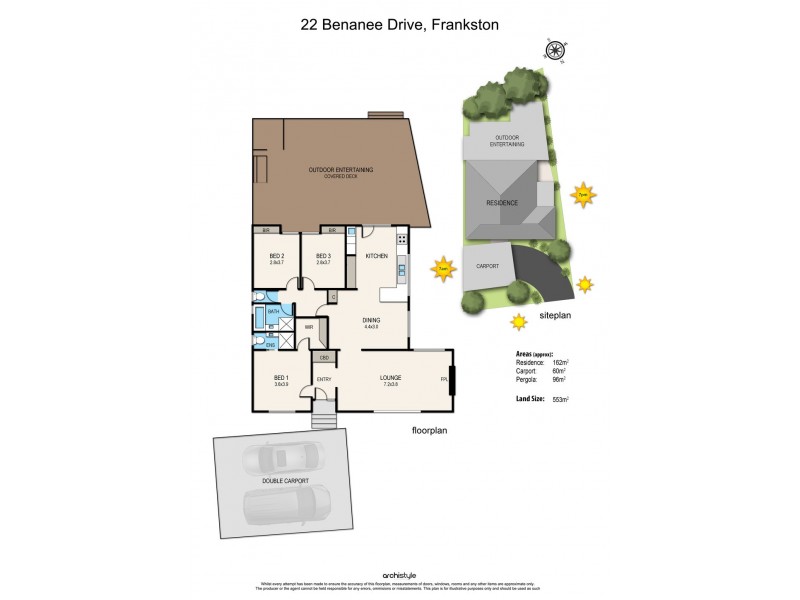 22 Benanee Drive, Frankston VIC 3199 Floorplan