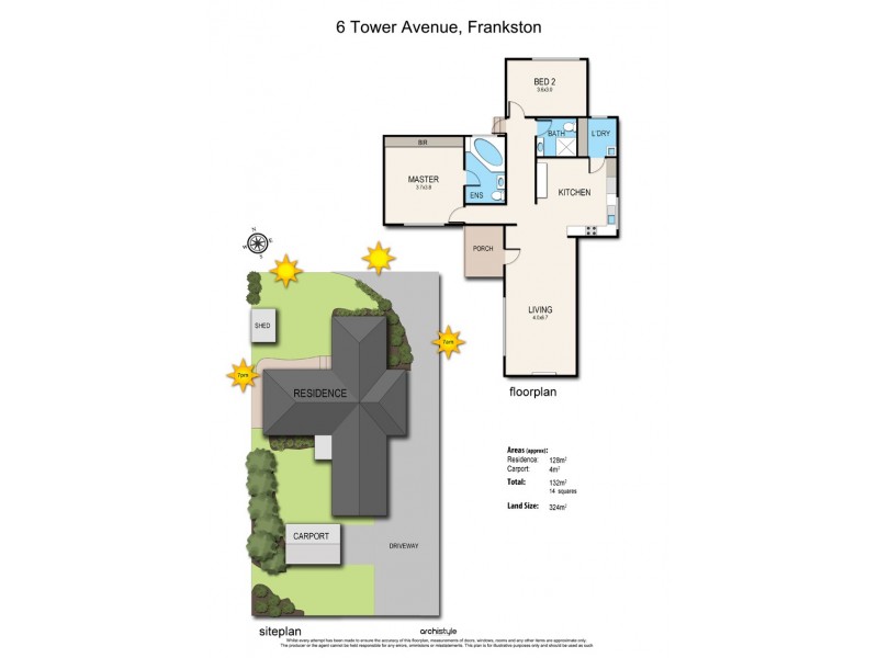 6 Tower Avenue, Frankston VIC 3199 Floorplan