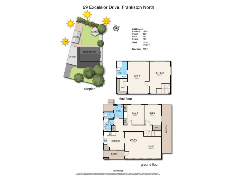 69 Excelsior Drive, Frankston North VIC 3200 Floorplan
