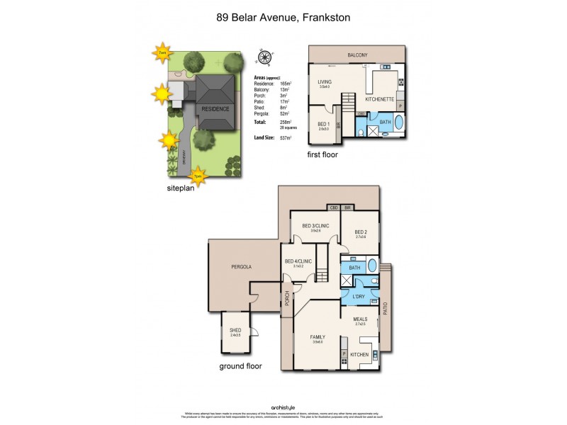 89 Belar Avenue, Frankston VIC 3199 Floorplan