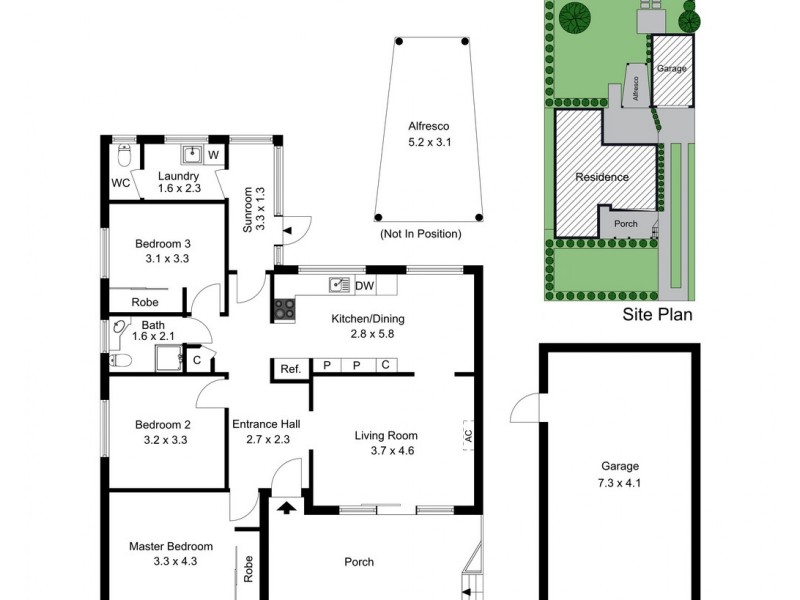 8 Nodding Avenue, Frankston North VIC 3200 Floorplan