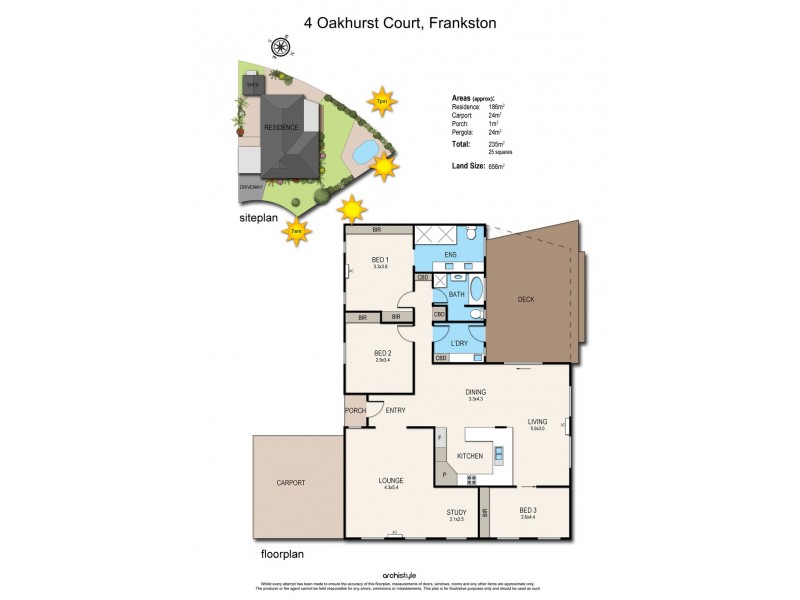 4 Oakhurst Court, Frankston VIC 3199 Floorplan