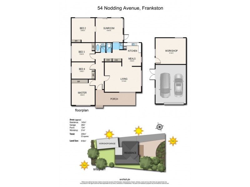 54 Nodding Avenue, Frankston North VIC 3200 Floorplan