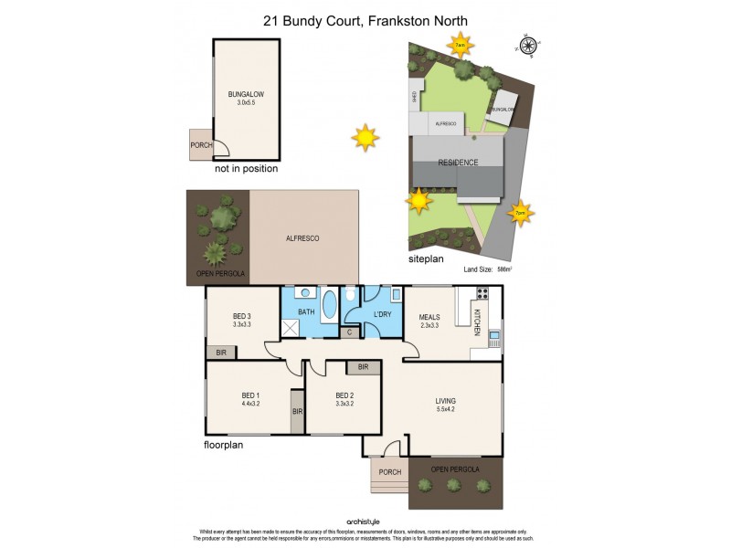 21 Bundy Court, Frankston North VIC 3200 Floorplan