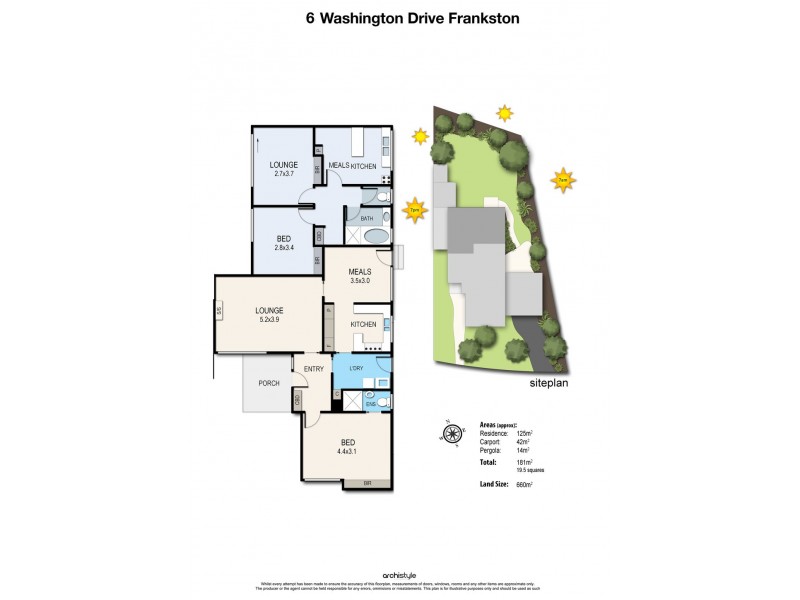 6 Washington Drive, Frankston VIC 3199 Floorplan