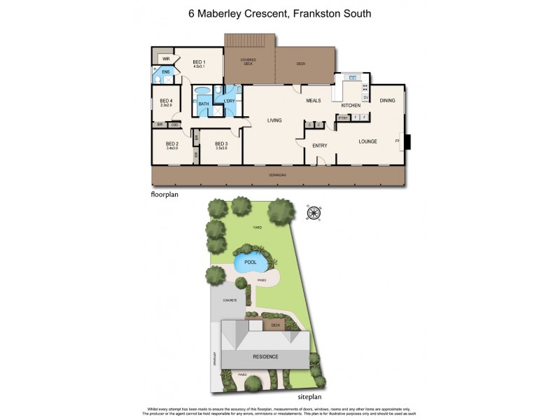 6 Maberley Crescent, Frankston South VIC 3199 Floorplan