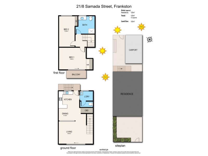21/8 Samada Street, Frankston VIC 3199 Floorplan